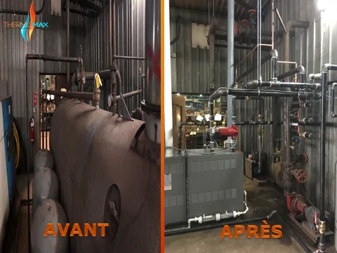 Réfection complète de chaufferie — Groupe Bibeau