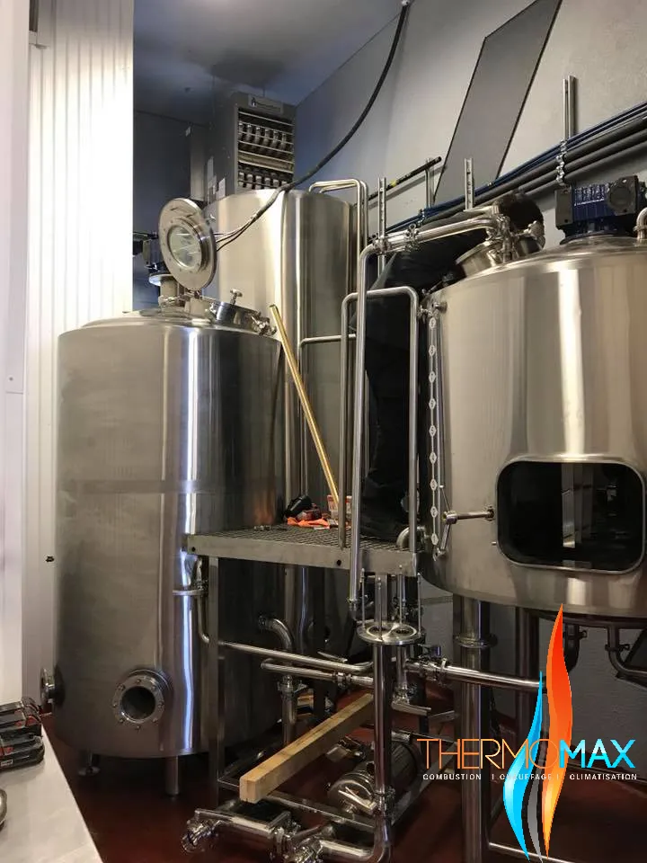 Mécanique de procédé de microbrasserie — Microbrasserie Le Maltstrom